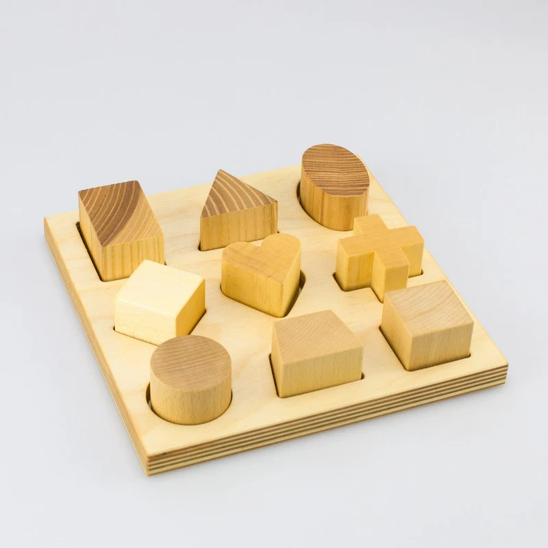 Formen-Legespiel natur