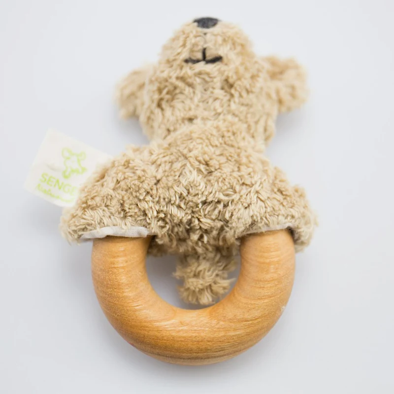 Tierpuppen Babygreifling Bär hellbraun
