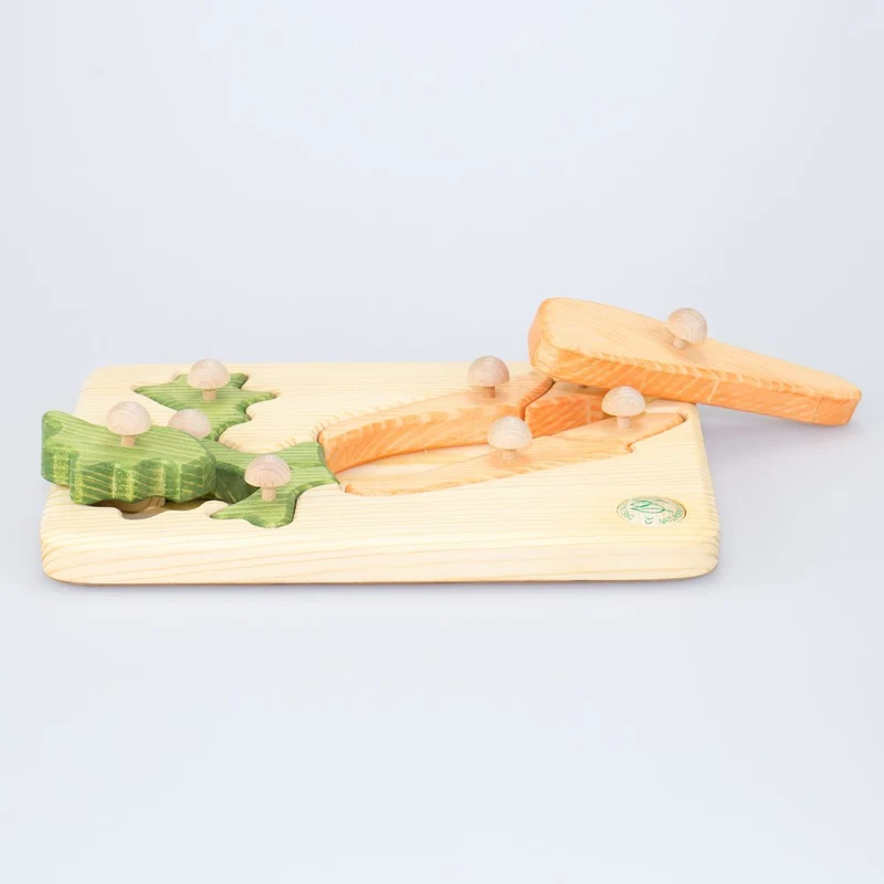 Holzpuzzle Karotten