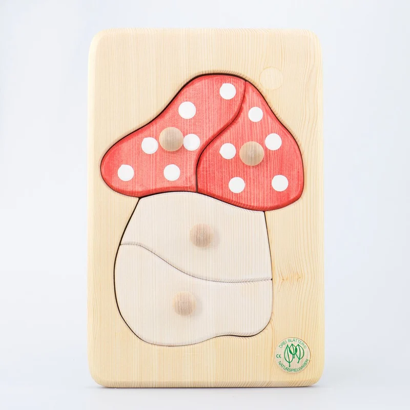 Holzpuzzle Fliegenpilz