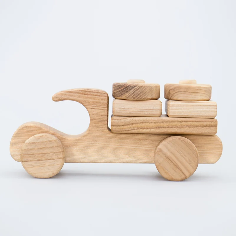 Holz Lieferwagen zum Stecken
