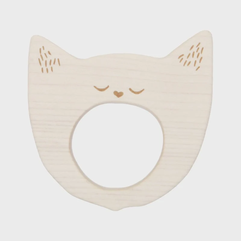 Beißring gähnende Katze