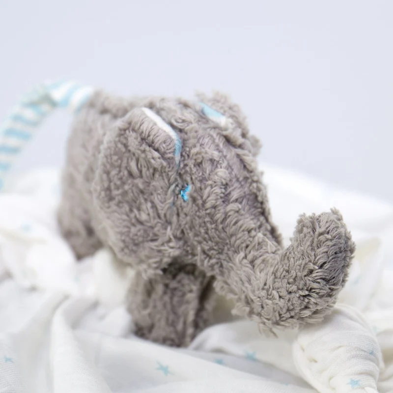 Schmusetuch Elefant blau
