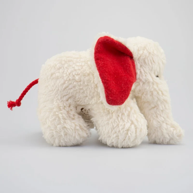 Stofftier Elefant Fanti weiß