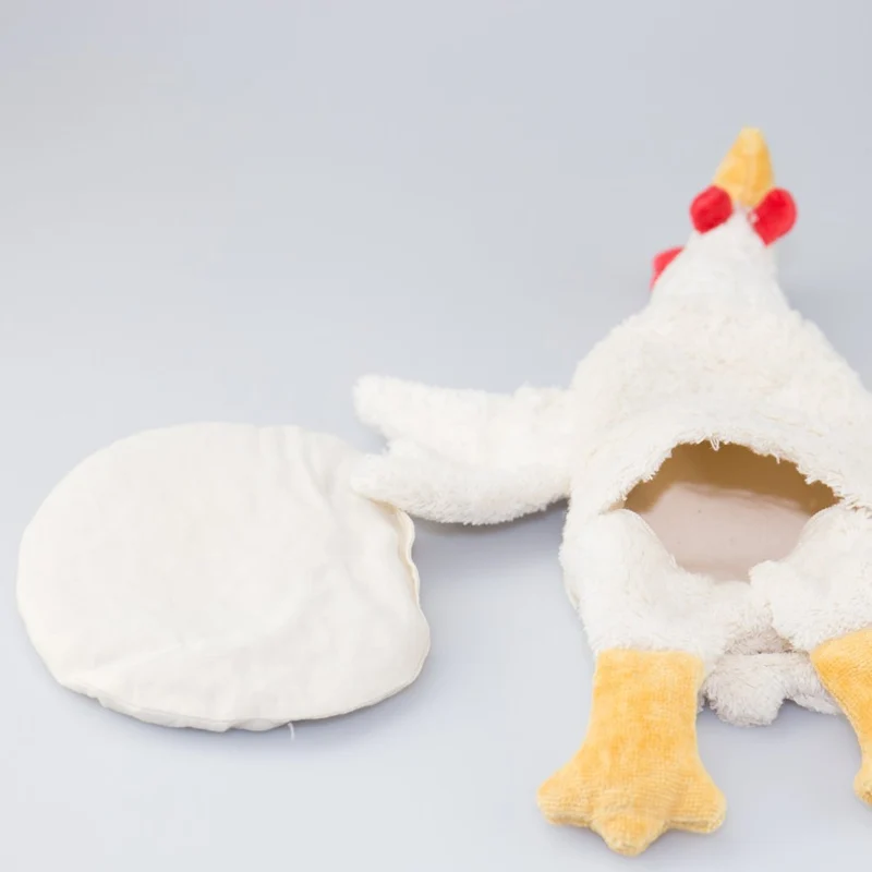 Stofftier Huhn mit Kirsch oder Traubenkern-Inlett