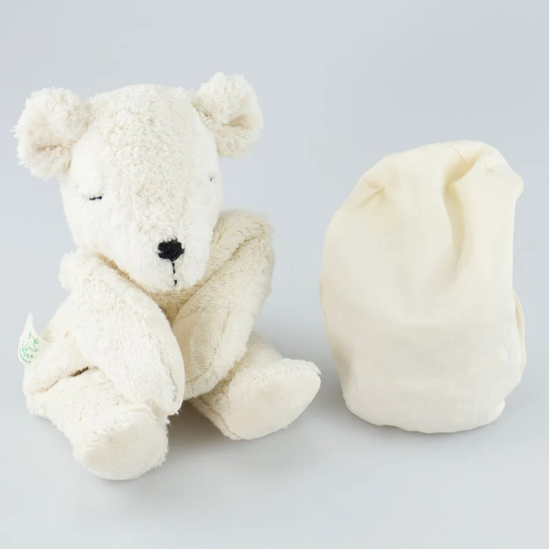 Kuscheltier Eisbär mit Kirschkern-Inlett