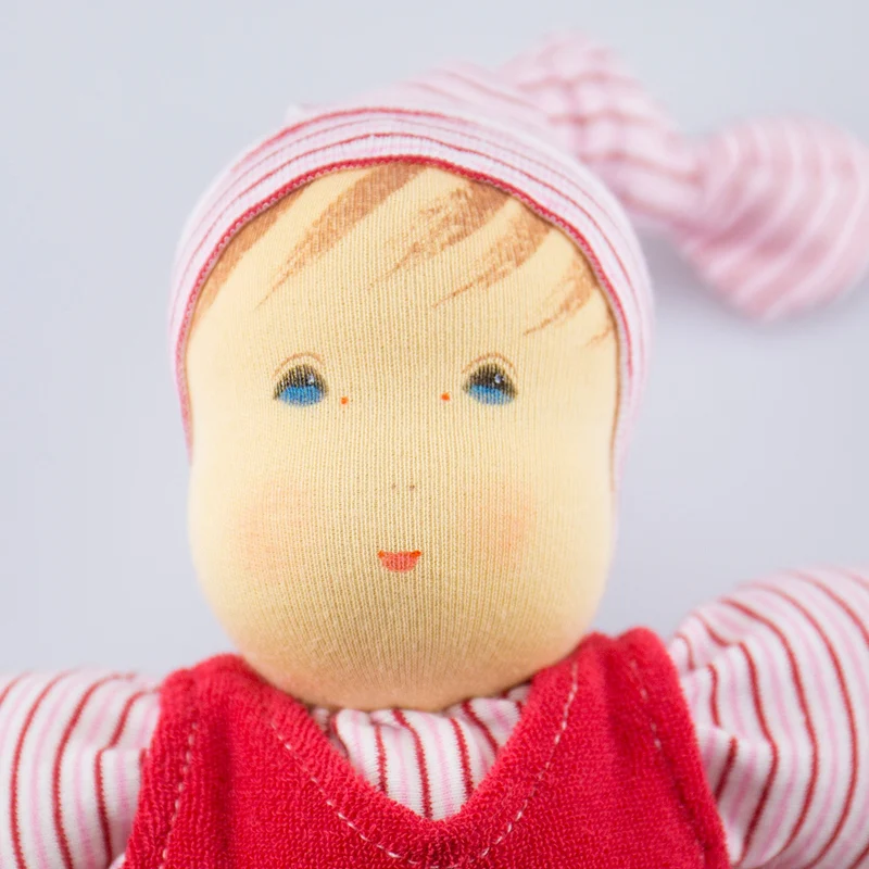 Nanchen Puppe Wuschel rot -26 cm