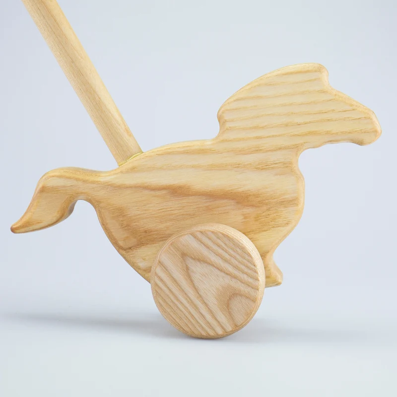 Holzpferd zum Schieben