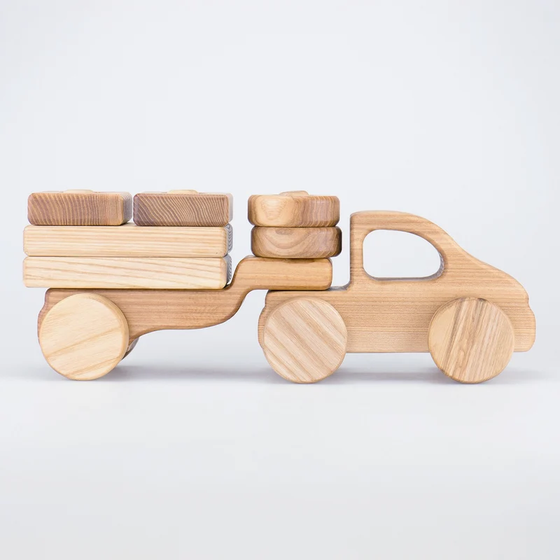 Holz LKW zum Stecken
