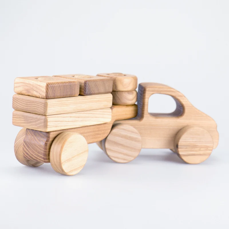 Holz LKW zum Stecken
