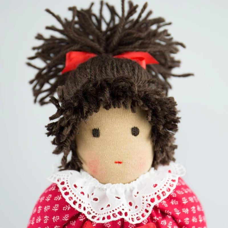 Silke Puppe Nina dunkel - 25 cm
