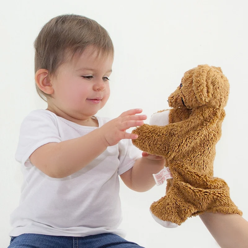 Handpuppe Teddy braun