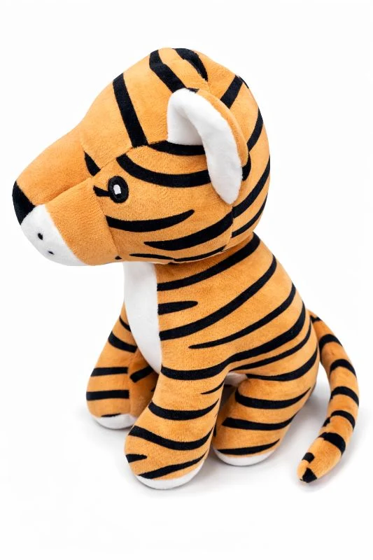 TRIXIE Hundespielzeug Tiger aus Plüsch – weiches Polyester Spielzeug für Hunde