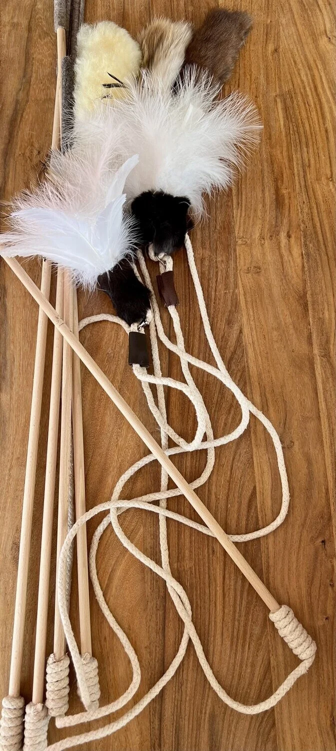 Spielangel "Switch" Cotton Edition – Komfort und Spielspaß für deine Katze