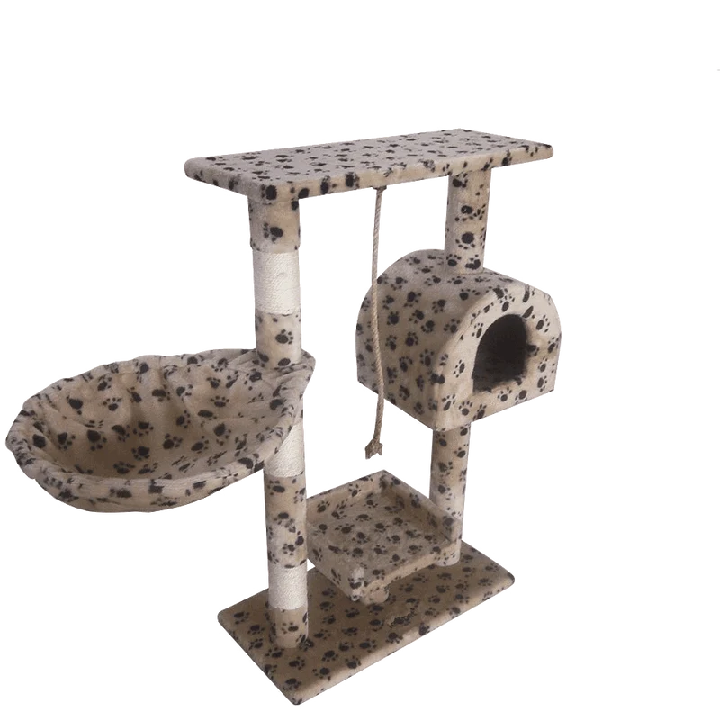 Leopet® KBM001 2grau Cat Tree Scratching Post Kitten Climbing Excercise Activity Centre Sisal