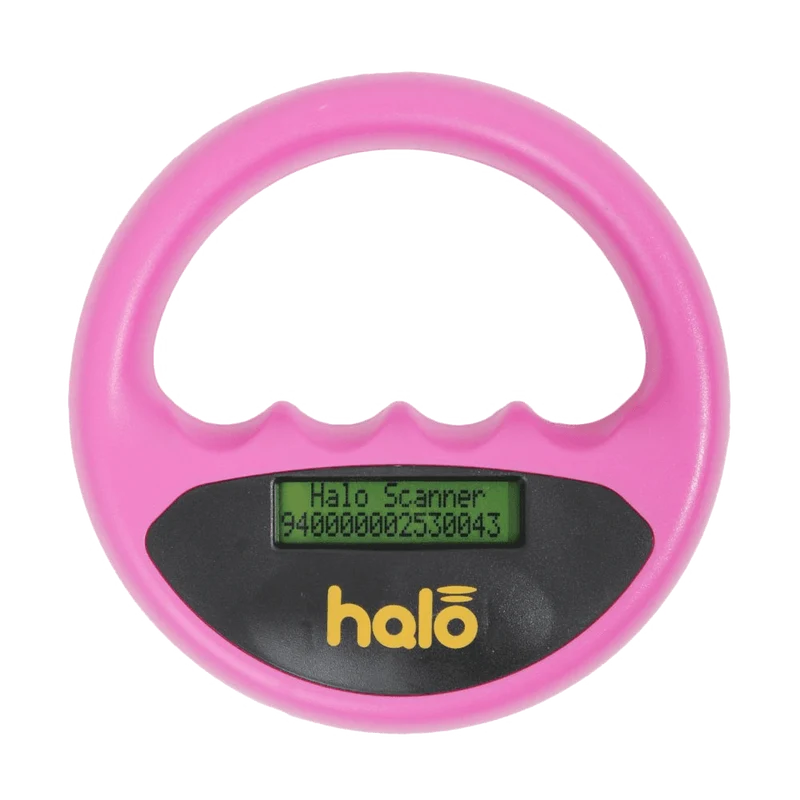 HALO PET MICROCHIP SCANNER MID06 (PINK in a Carry Case with Car Charger)