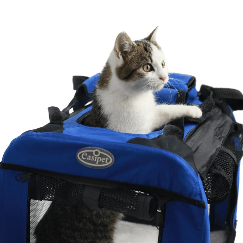 Easipet Fabric Pet Carrier, Medium, Blue