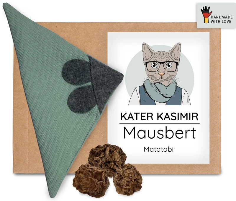 Mausbert mit Matatabi-Früchten