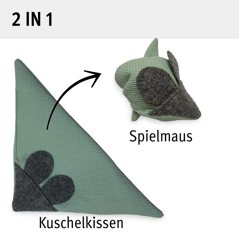 Mausbert mit Matatabi-Früchten