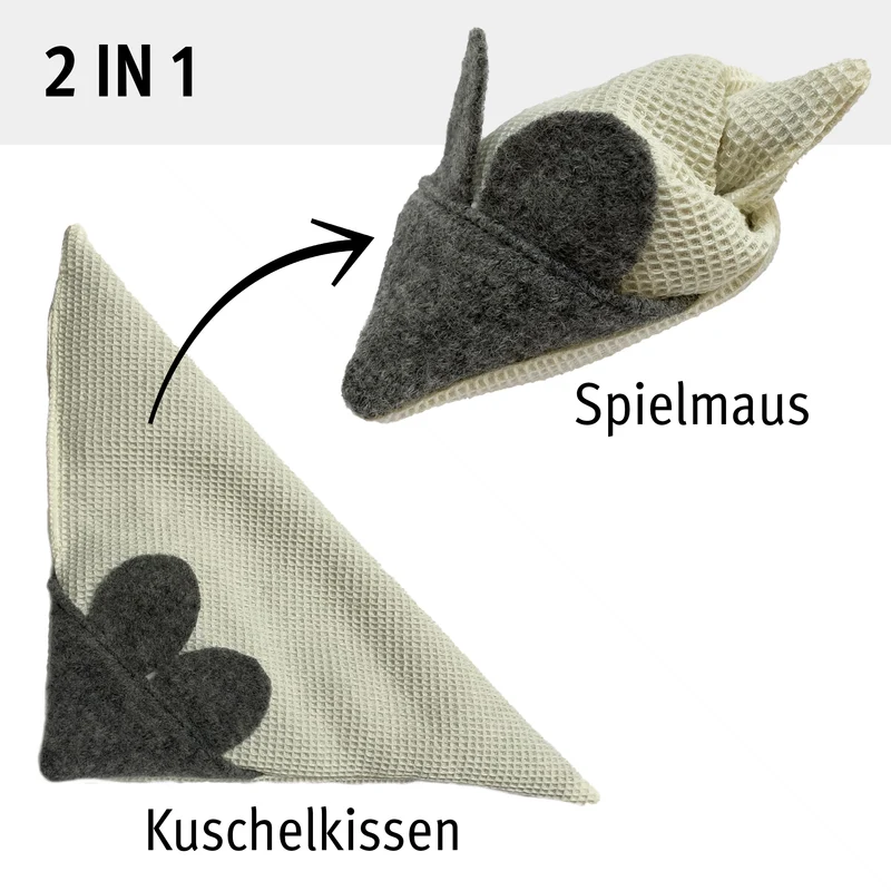 Mausbert mit BIO-Katzenminze + Catnip-Spray (30ml)