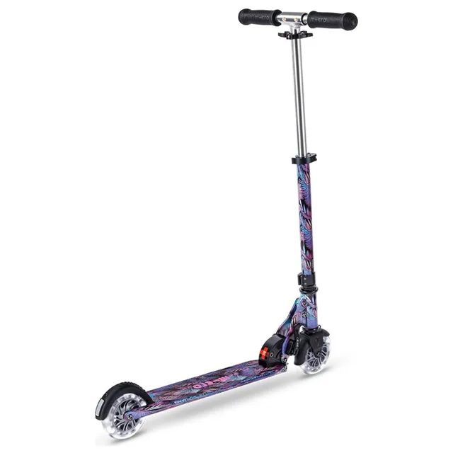 Micro - Sprite LED Art Collection Foldable Manual Scooter