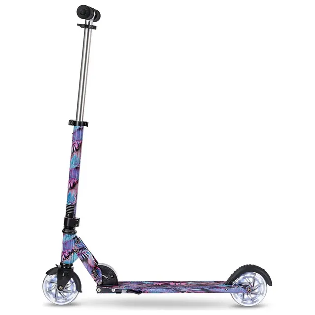 Micro - Sprite LED Art Collection Foldable Manual Scooter