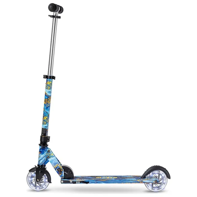 Micro - Sprite LED Art Collection Foldable Manual Scooter