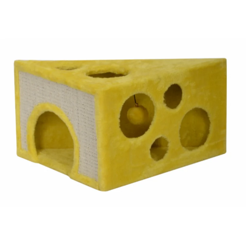 Catry Cat House with Scratcher