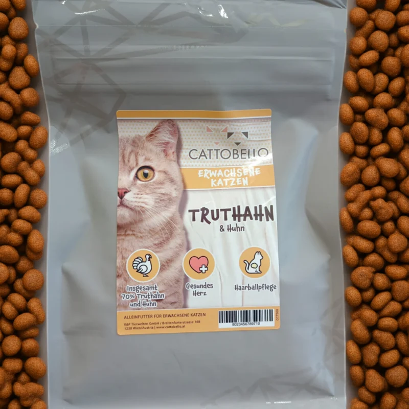 Cattobello Katze Truthahn und Huhn Adult