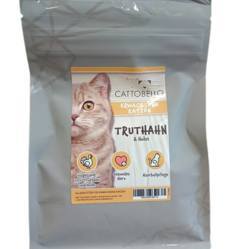 Cattobello Katze Truthahn und Huhn Adult