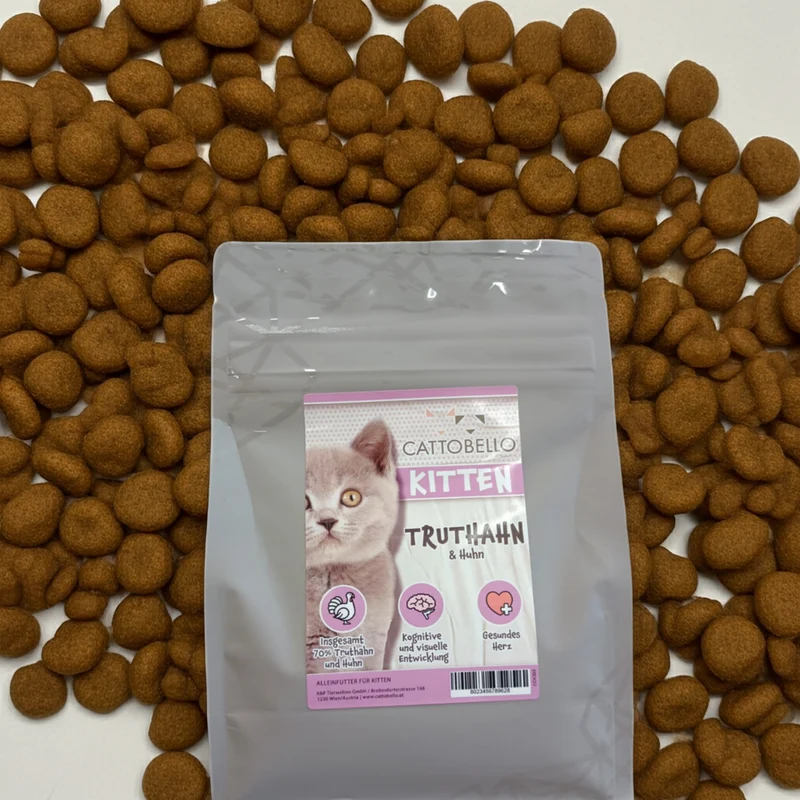 Cattobello Kitten Truthahn und Huhn