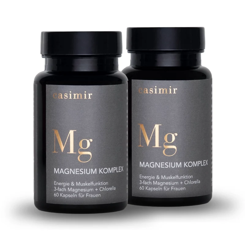 SET 2x MAGNESIUM KOMPLEX 3-FACH FÜR FRAUEN