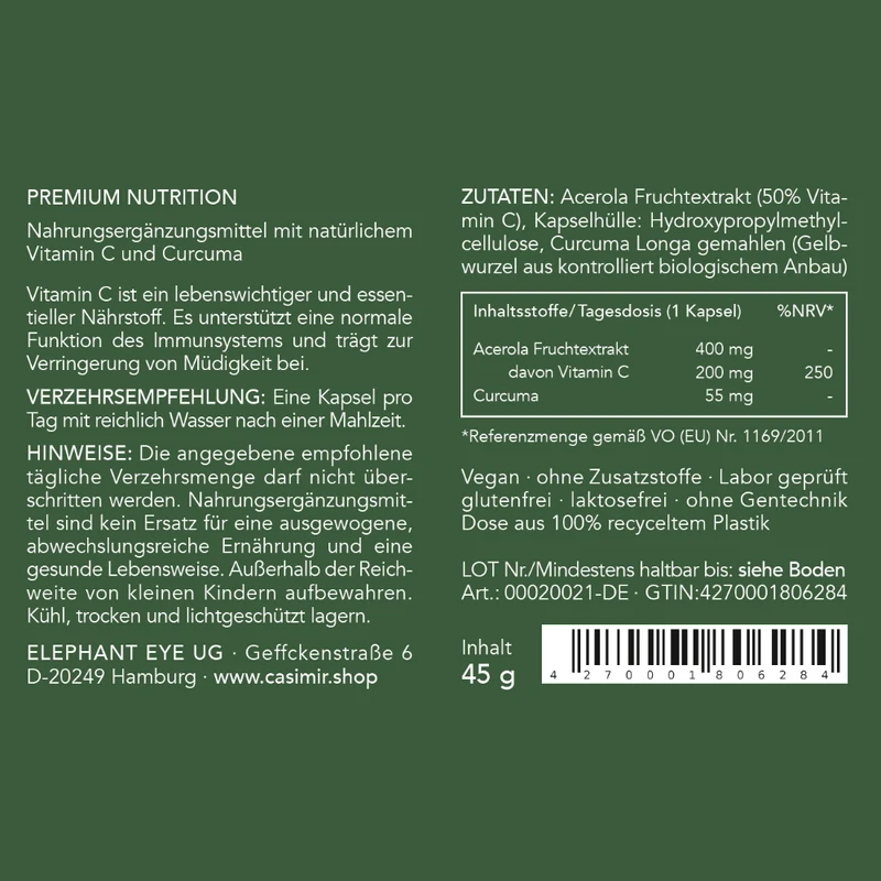 IMMUNITY SET VITAMIN C, D3 & ZINK