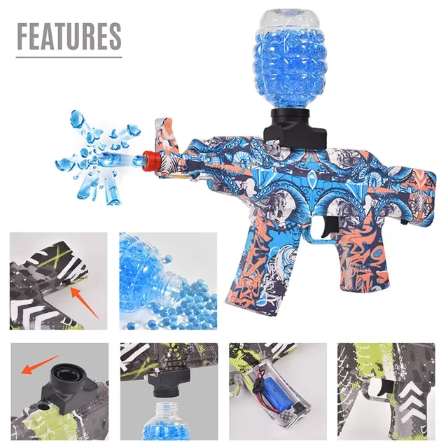 Little Story - Gel Blaster Gun For Kids - Blue