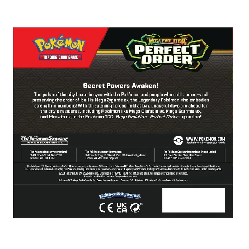 Pokémon TCG: Mega Evolution – Perfect Order Booster Pack