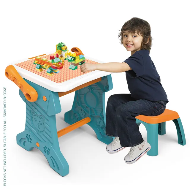 Little Story - 2-In-1 Table & Magnetic Learning Board Set with Chair