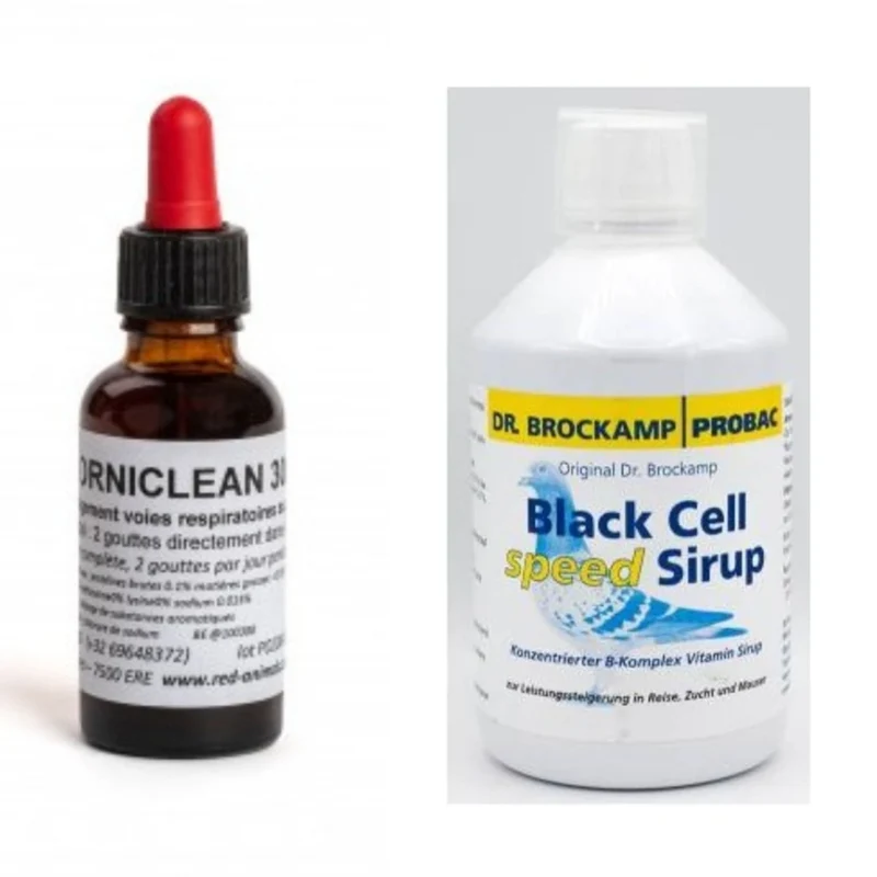 Orniclean 30 ml + Schwarzzellsirup 500 ml