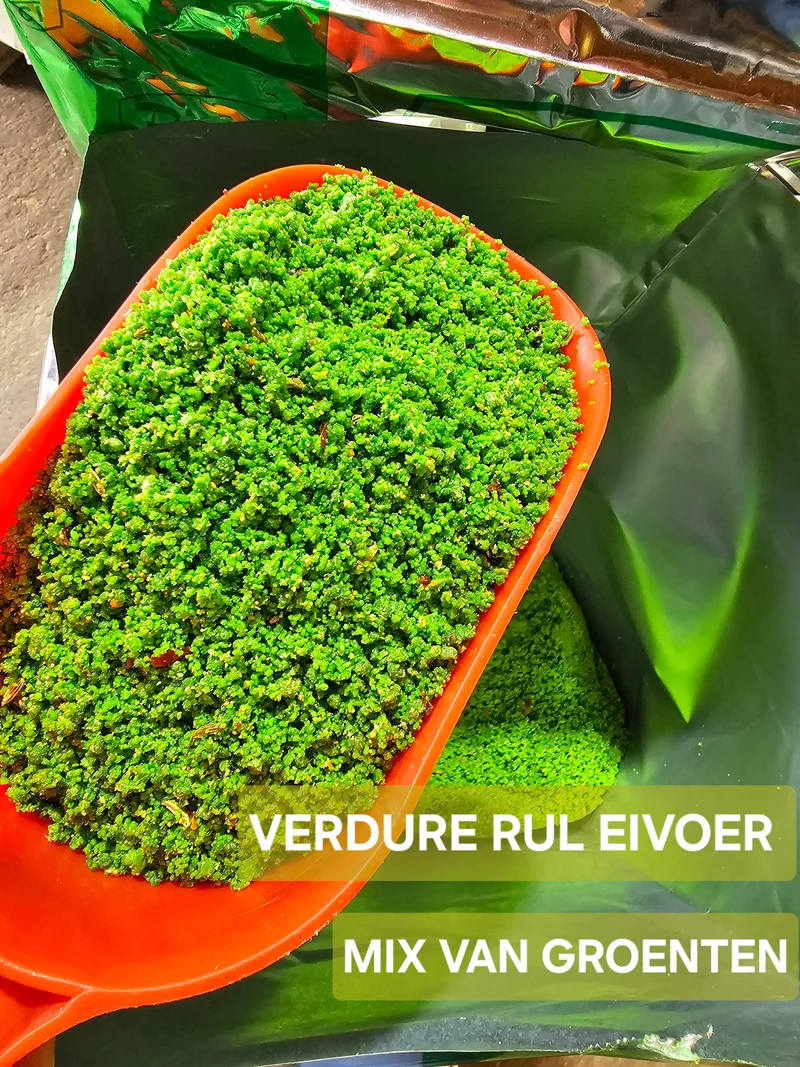 Verduri Rul Eierfutter 500 Gramm (+ Vitaminkomplex), Basierend auf Karotten, Fenchel und Tomaten - Pineta Zootecnici