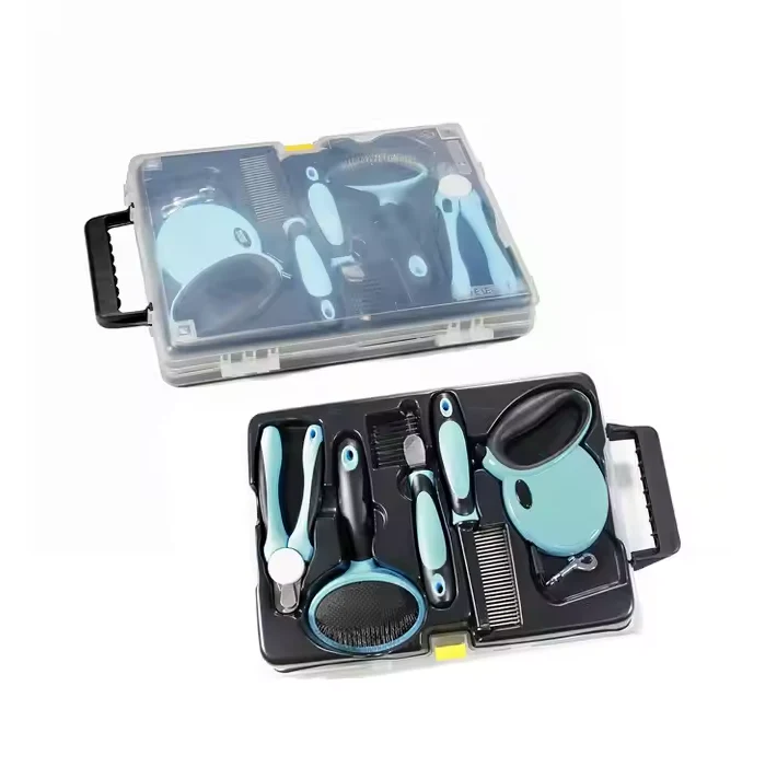 Komplettes Hundepflege-Set mit Leine Bürsten und Krallenschneider – Für Kleine und mittelgroße Hunde