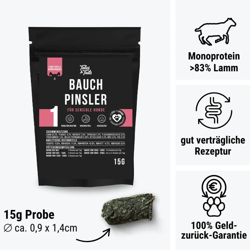 Verdauungs-Snack Hund | Bauchpinsler