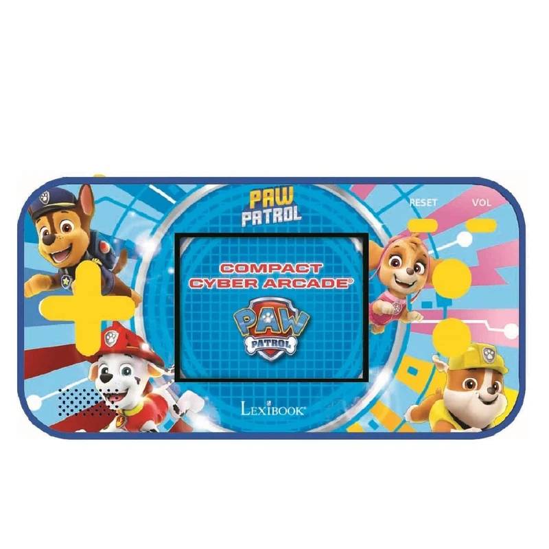 Lexibook Paw Patrol Chase Compact Cyber Arcade Portable Gaming Console, 150 Games