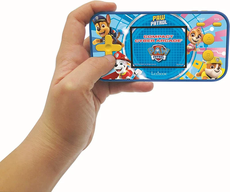 Lexibook Paw Patrol Chase Compact Cyber Arcade Portable Gaming Console, 150 Games