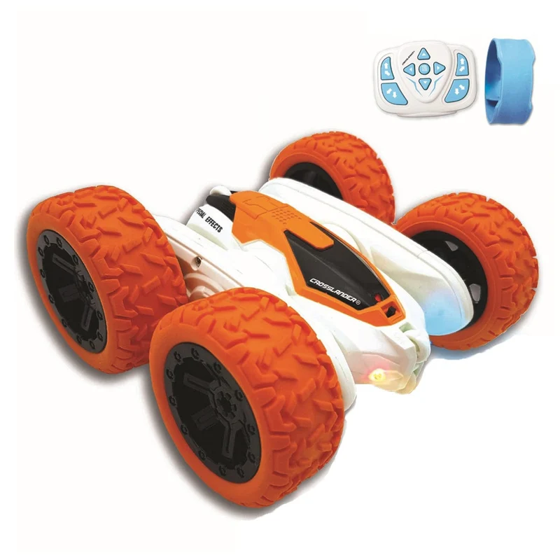 Lexibook - RC20 Crosslander RC Off-Road Car Light Effects 360° White Orange
