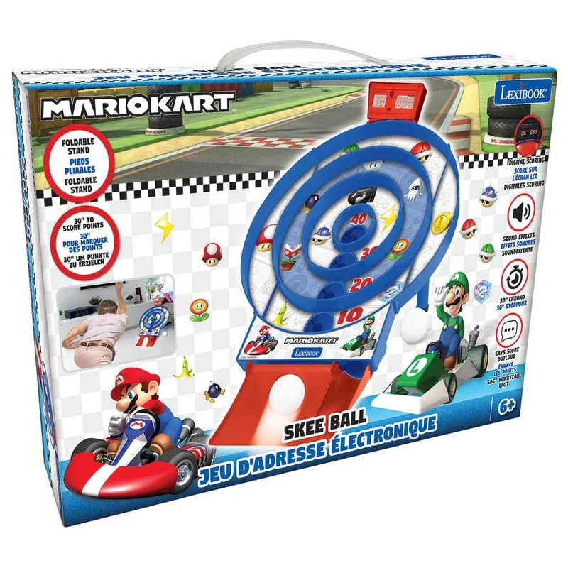 Lexibook - Mario Kart Target Shoot Electronic Game
