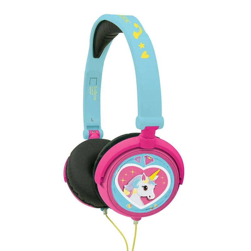 Unicorn Stereo Wired Foldable Headphone with Kids Safe Volume