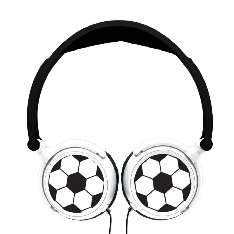 Stereo headphones – Football design