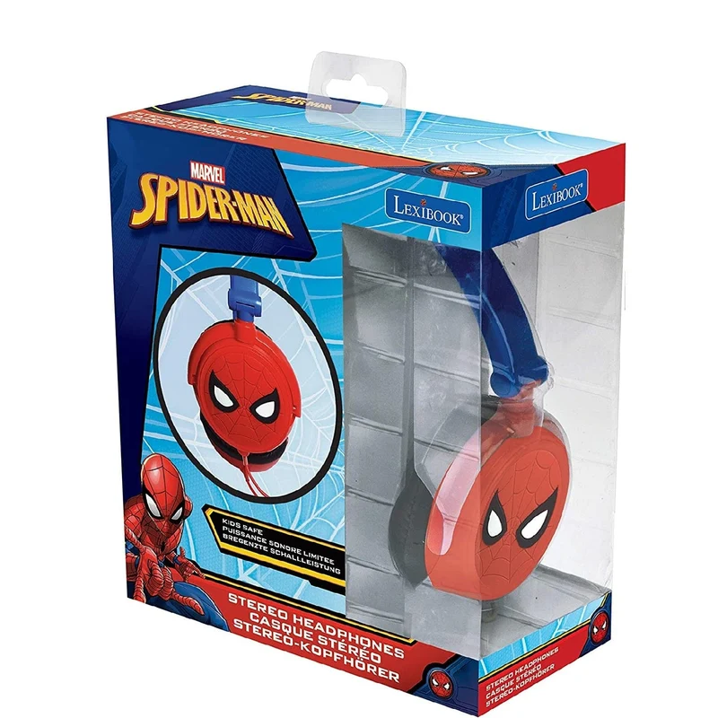 Lexibook - Spider-Man Stereo Wired Foldable Headphone