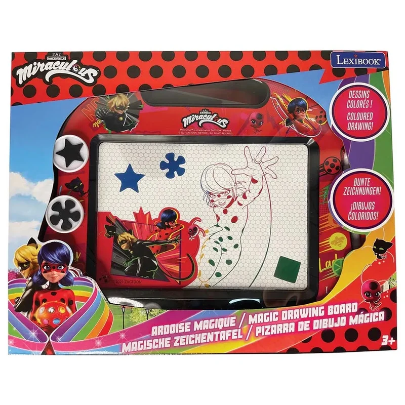 Lexibook - Miraculous Magnetic Drawing Board w/ Accessories