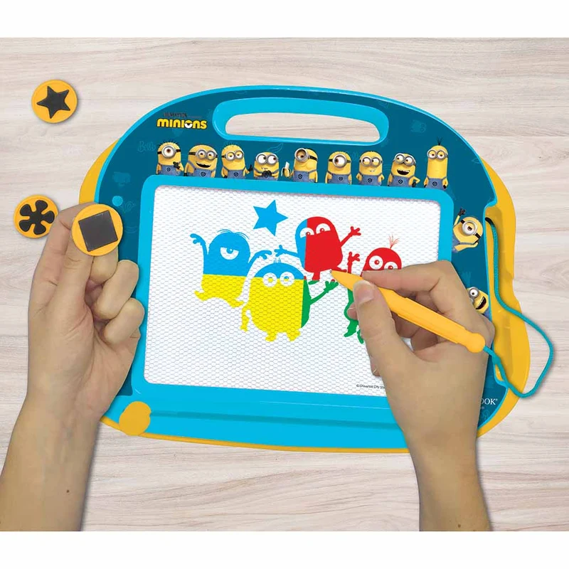 Minions Magnetic Multicolor Drawing Board with accessories A5 format