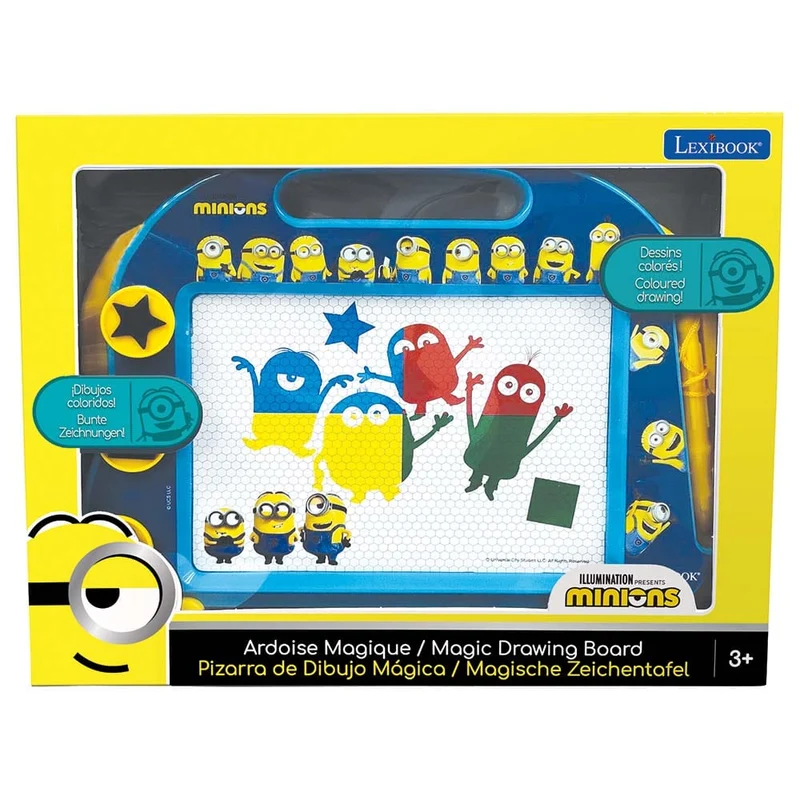 Minions Magnetic Multicolor Drawing Board with accessories A5 format